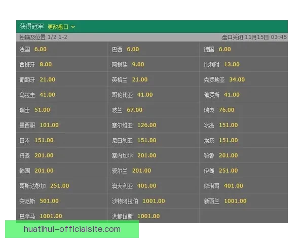 世界杯足球竞猜赔率解析与热门球队投注机会分析